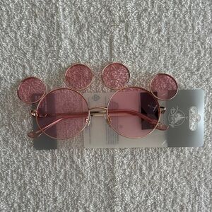 Disney Rose Gold Pink Mickey Mouse Sunglasses Glasses